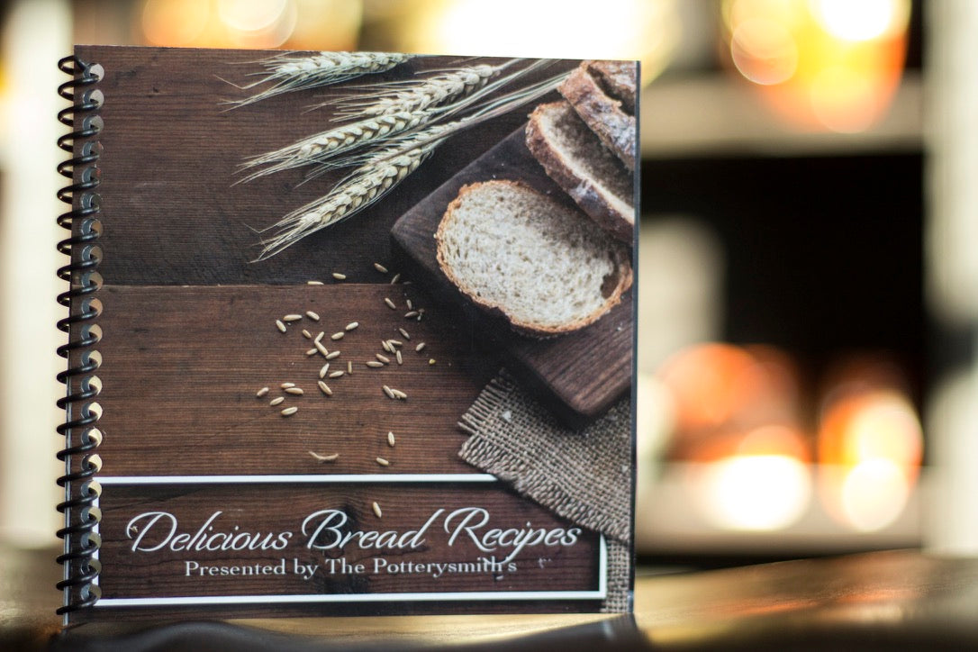 Handmade Ceramic Bread Baker with Recipe Book