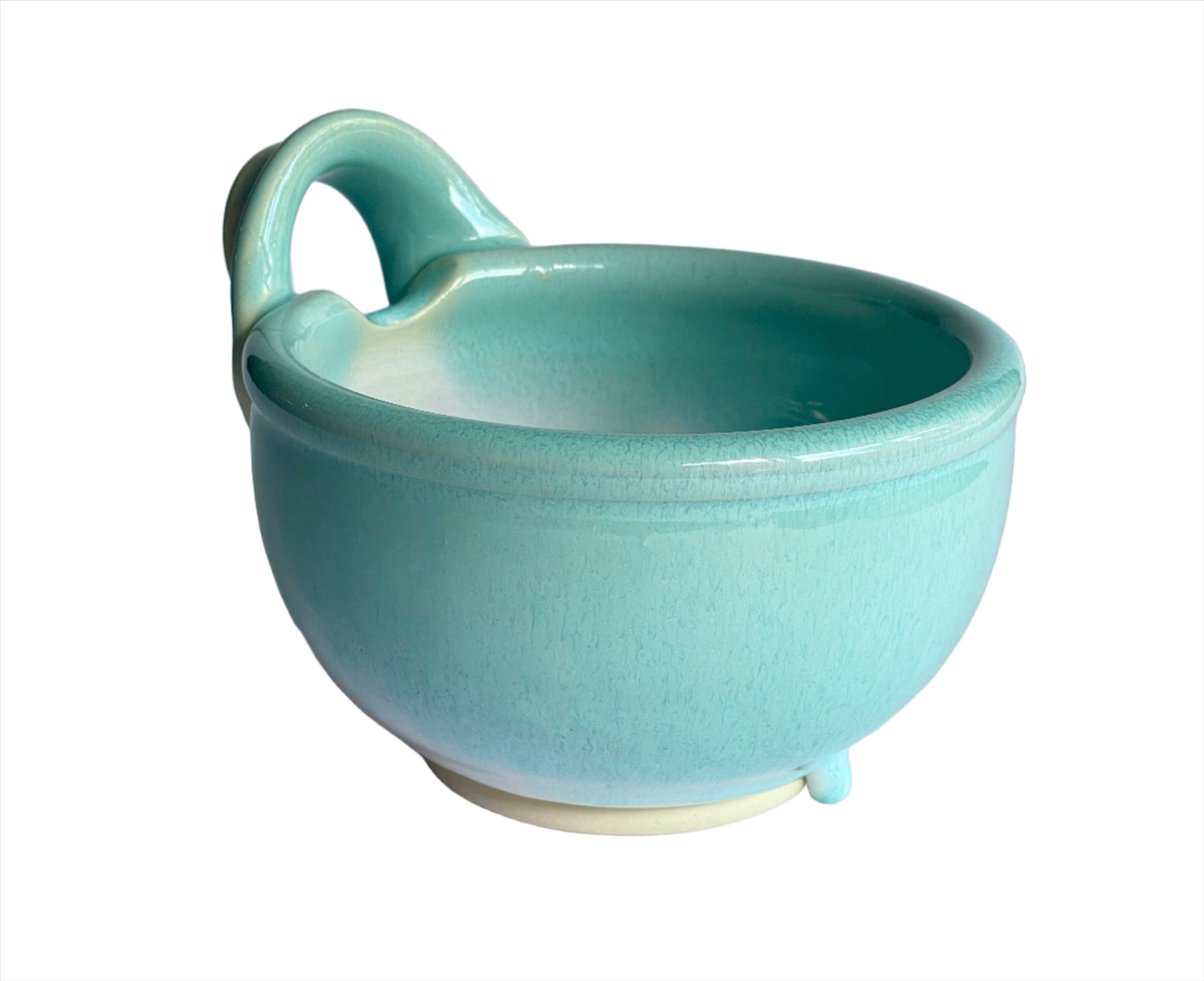 Handmade Soup Bowl with Handle