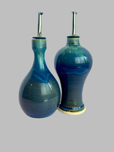 Handmade Ceramic Oil and Vinegar Cruet Set