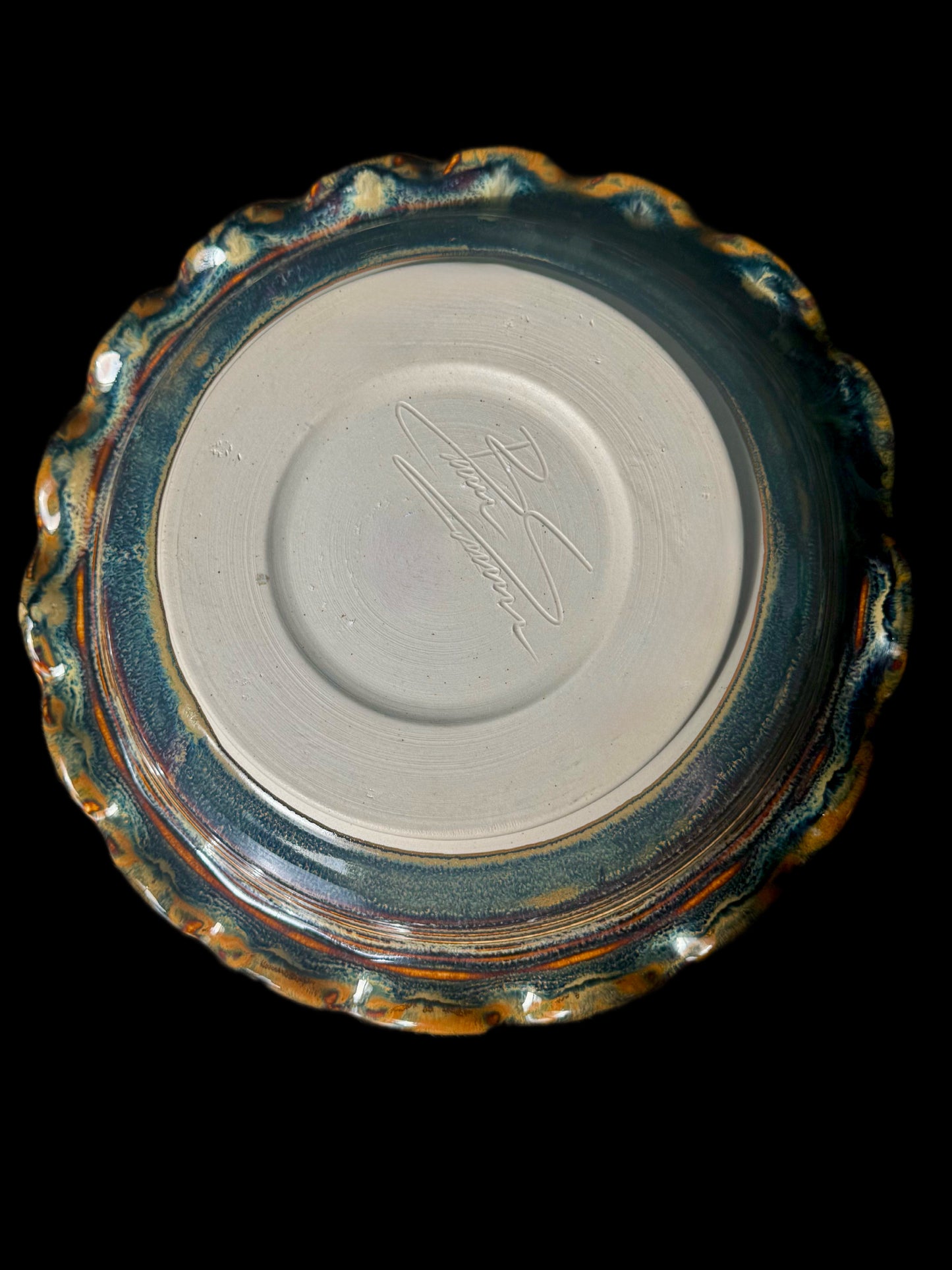 Handmade Ceramic Pie Plate