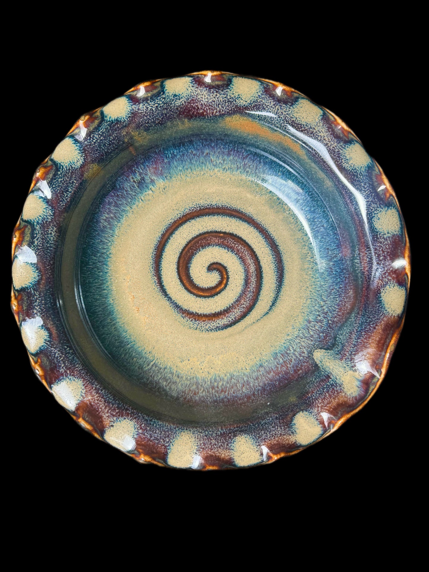 Handmade Ceramic Pie Plate